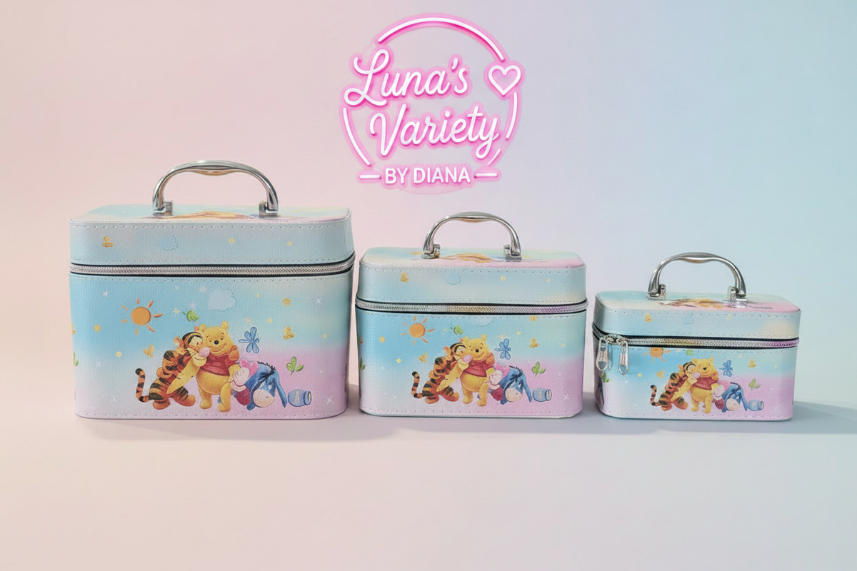 3-Piece Cosmetic Bag Set