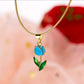 12 Tulip pendant necklaces