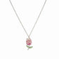 2 Tulip Pendant Necklaces in S925 Silver