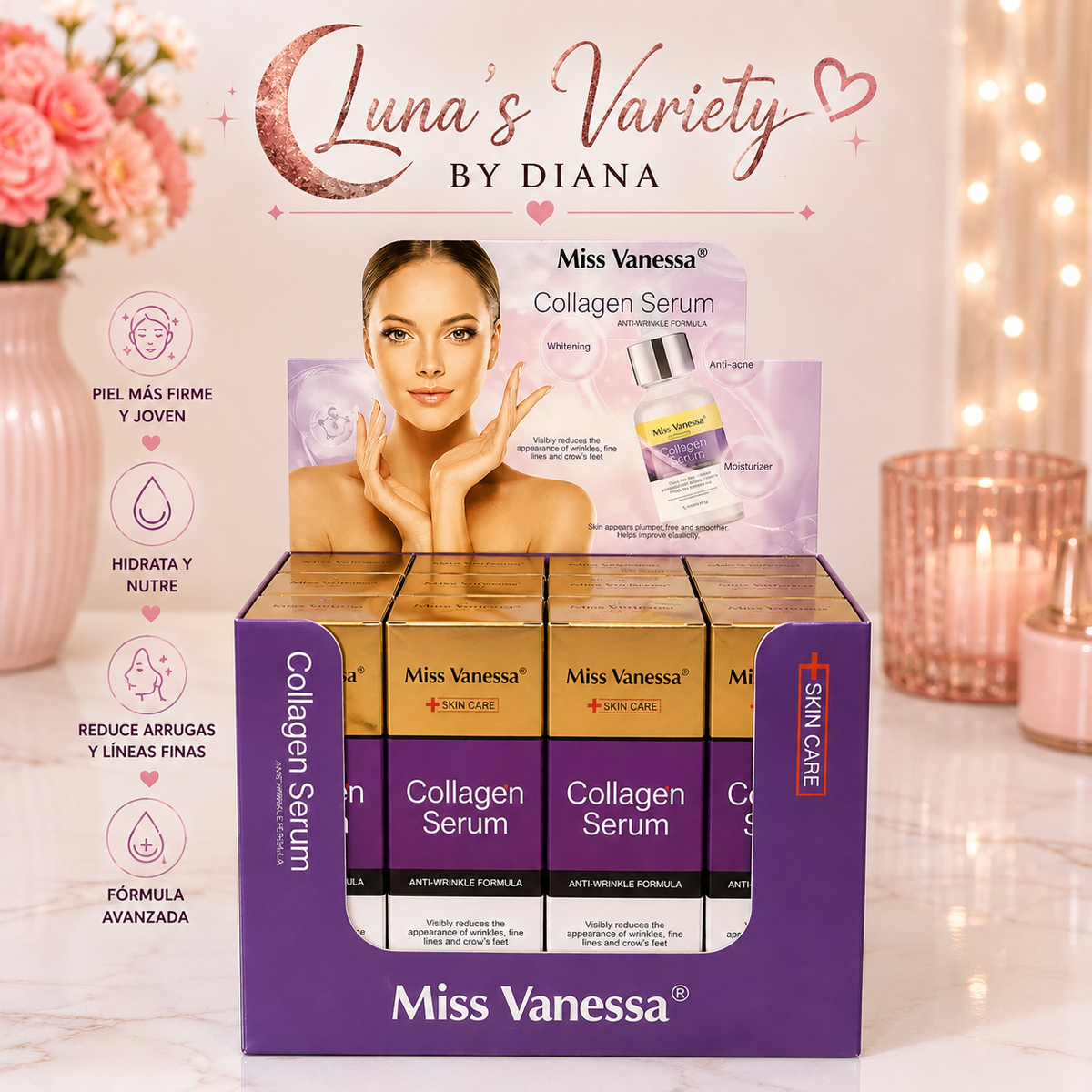 Miss Vanessa Collagen Facial Serum – Hydrating & Firming Skin Care