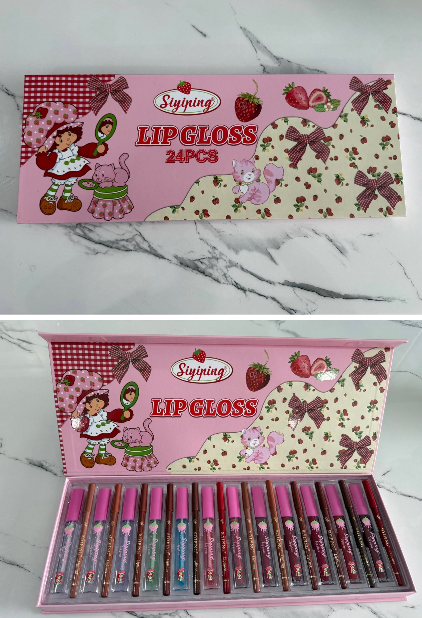 Dúo Labial Luxury - Lip Gloss + Lápiz Delineador
