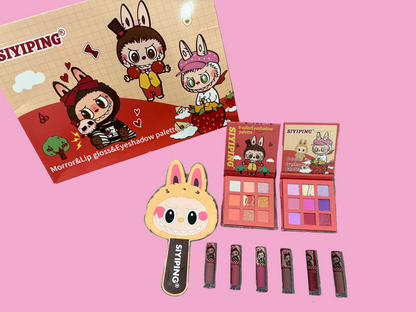 Glam Essentials Gift Set - Mirror, Lip Gloss & Eyeshadow Palette