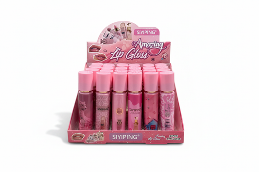 SIYIPING Amazing Lip Gloss - 24 Piece Display Set
