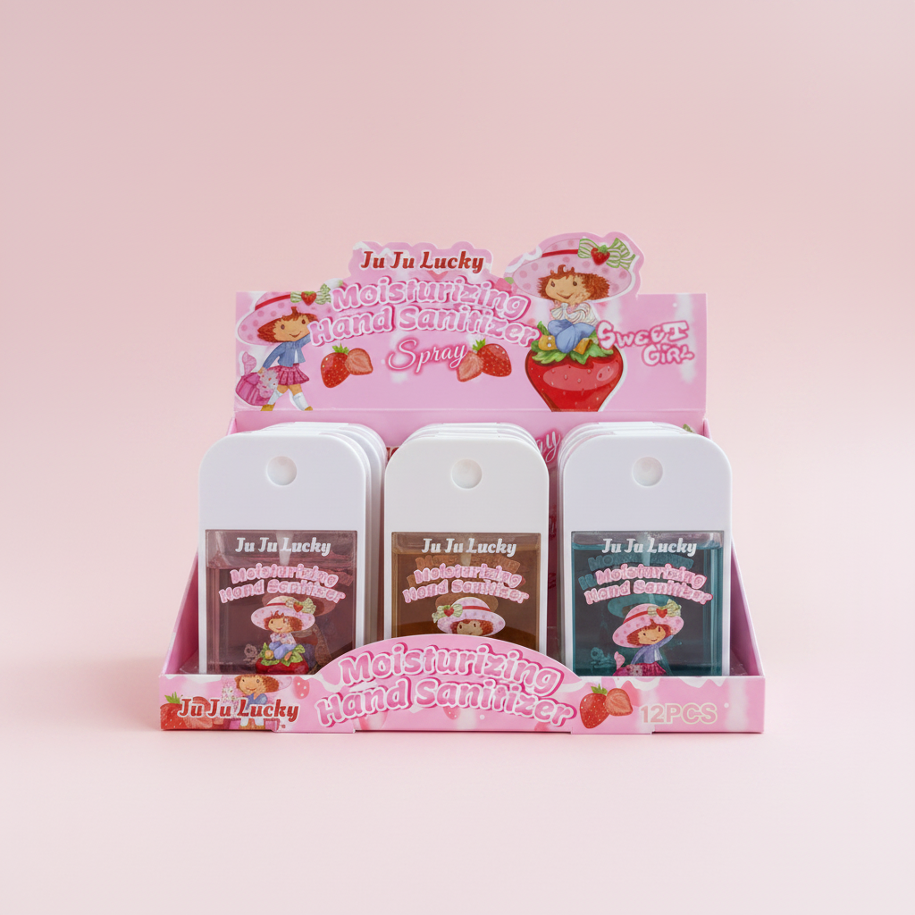 Strawberry Shortcake - fondo rosa pálido